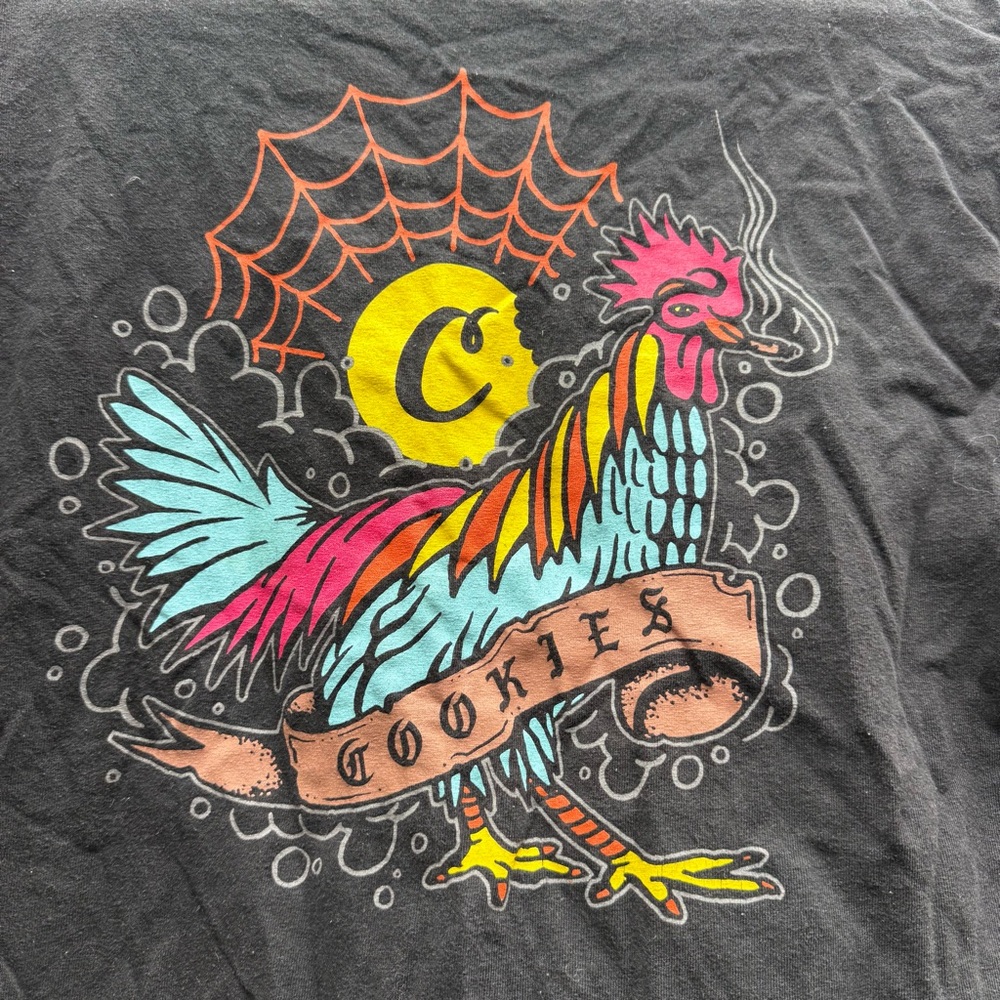Cookies Black Graphic T-Shirt